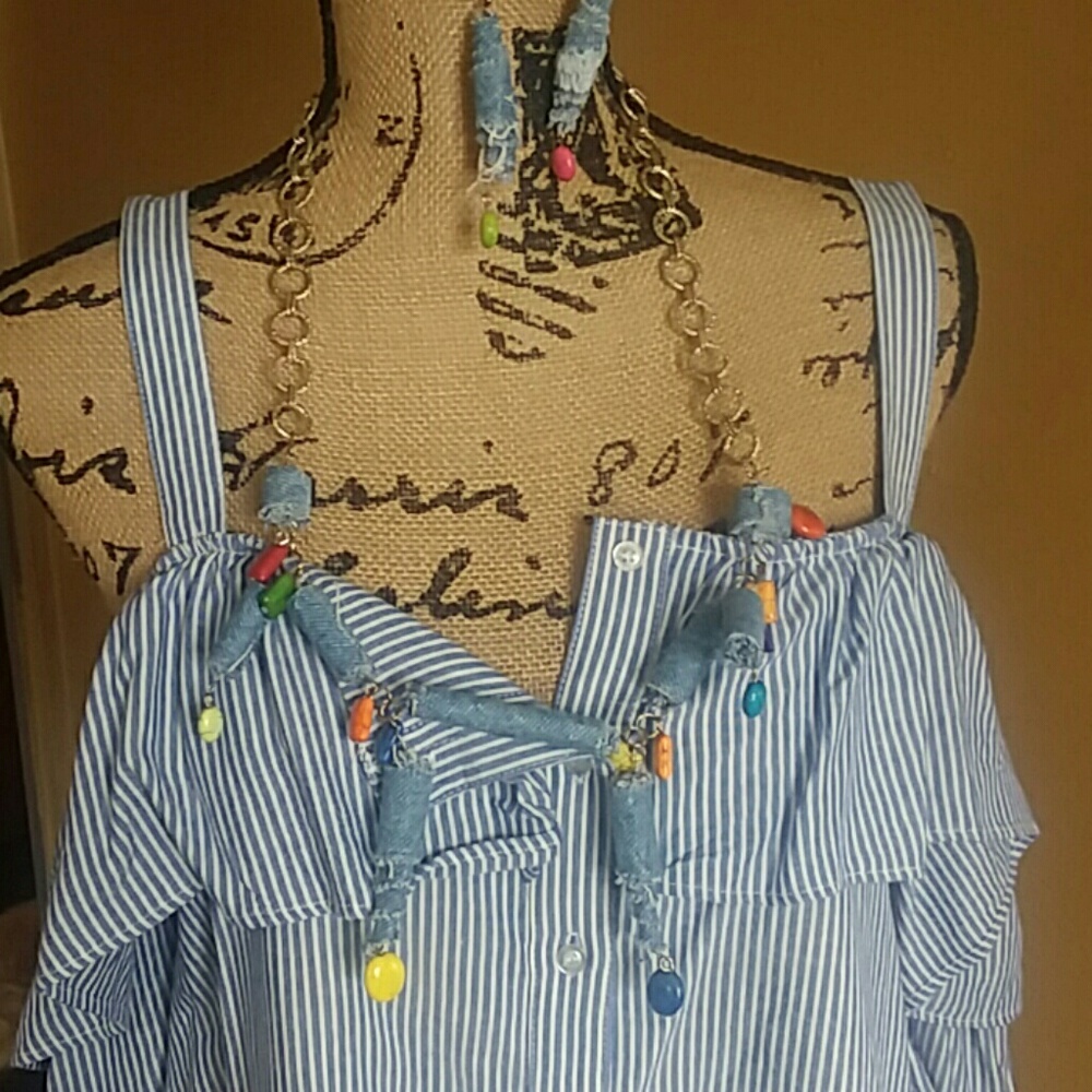 BOHEMIAN NECKLACE EARRINGS 🍑🍌🍍🏖